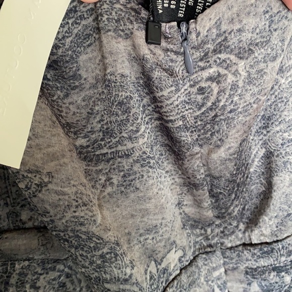 NWT MM Couture By Miss Me Paisley Faux Wrap Tie Back Halter Dress, Size Medium - Picture 9 of 10